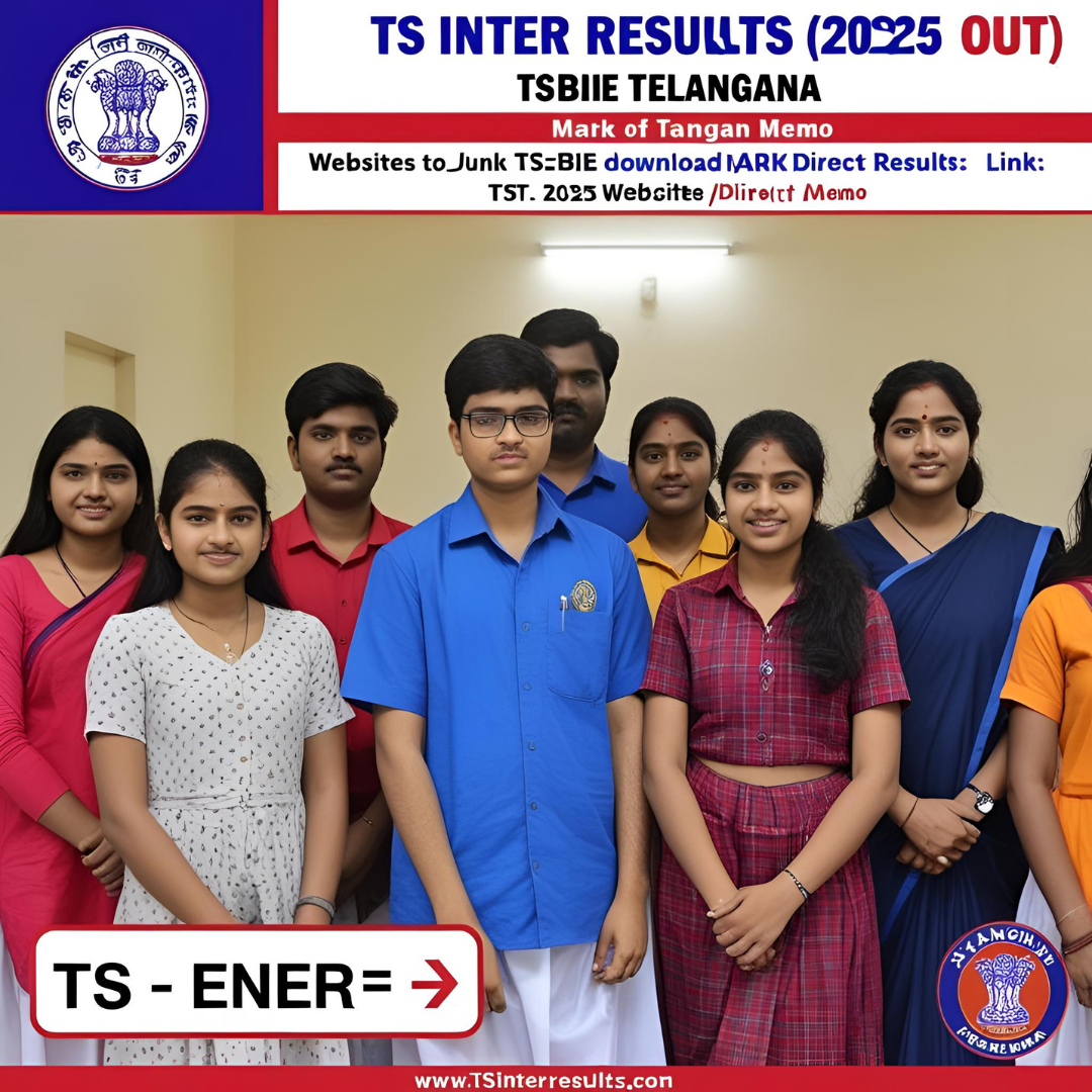 TS Inter Results 2025 Direct Link (Out): Websites to Download TSBIE Telangana Marks Memo